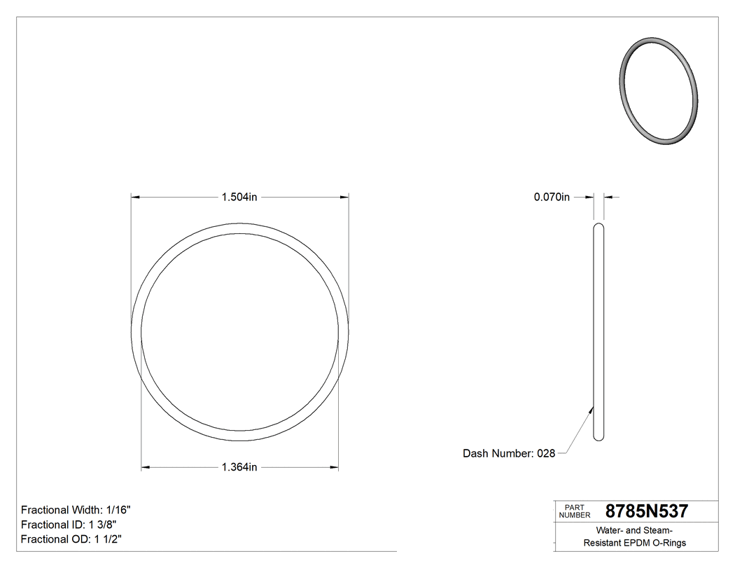 Technical drawing - 8785N537